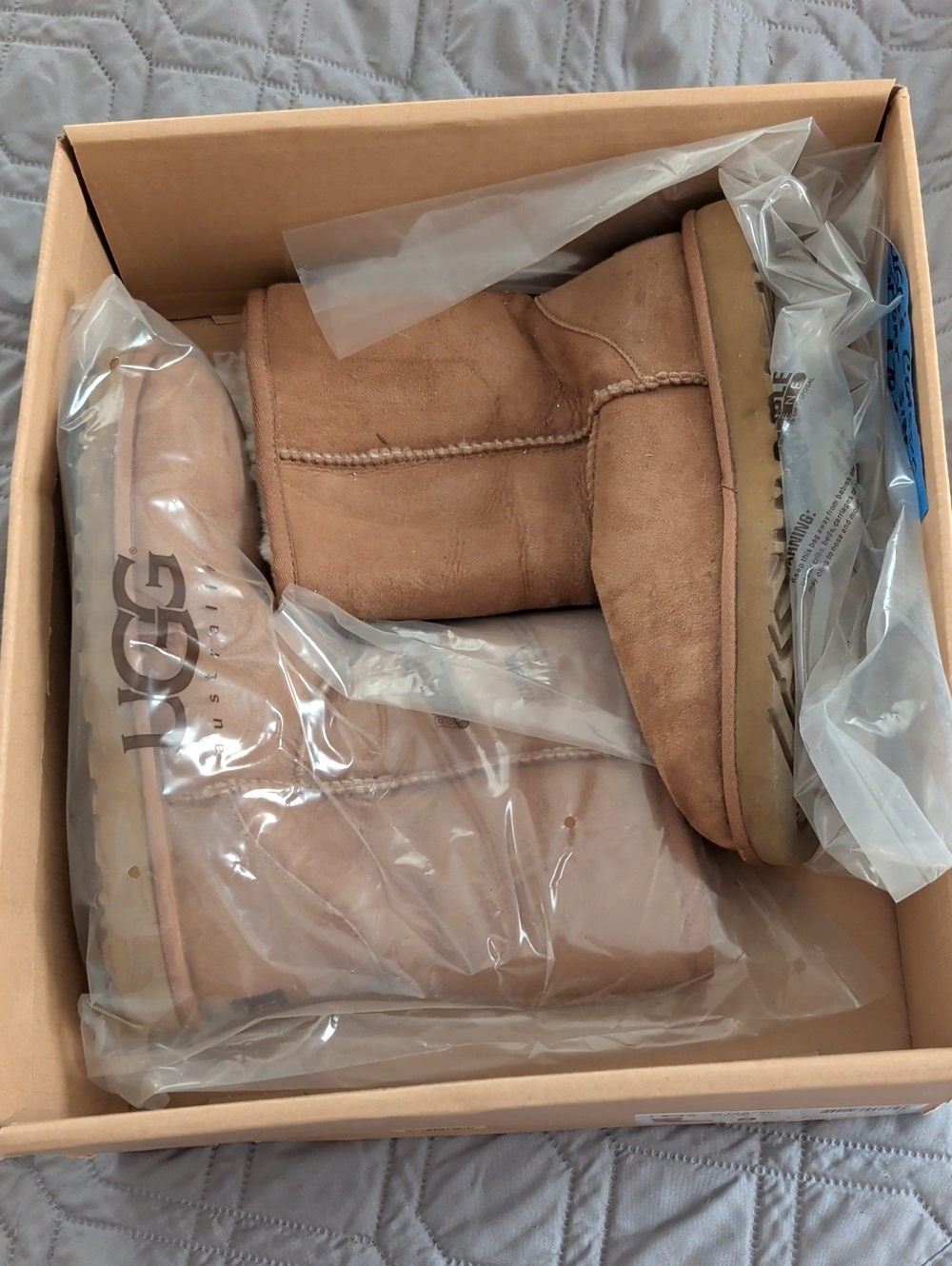 UGG Chestnut Suede Short Boot